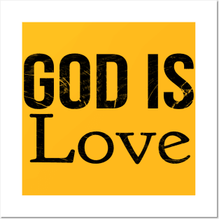 God Is Love Cool Motivational Christian Posters and Art